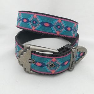 Turquoise Western Aztec  Fashion Belt